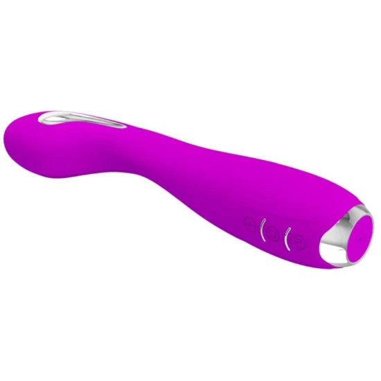 Vibrator electroșoc reîncărcabil din silicon, violet