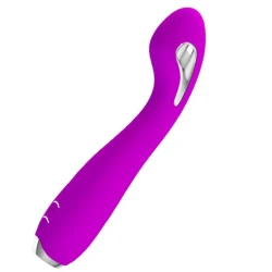 Vibrator electroșoc reîncărcabil din silicon, violet