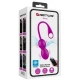 Bile Kegel vibratoare din silicon, violet, USB reîncărcabile