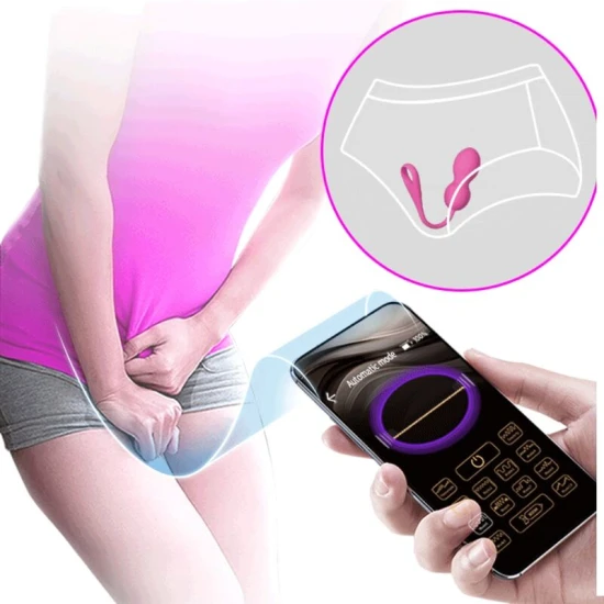 Bile Kegel Vibratoare Reîncărcabile din Silicon, Roz