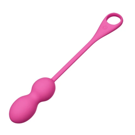 Bile Kegel Vibratoare Reîncărcabile din Silicon, Roz