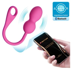 Bile Kegel Vibratoare Reîncărcabile din Silicon, Roz