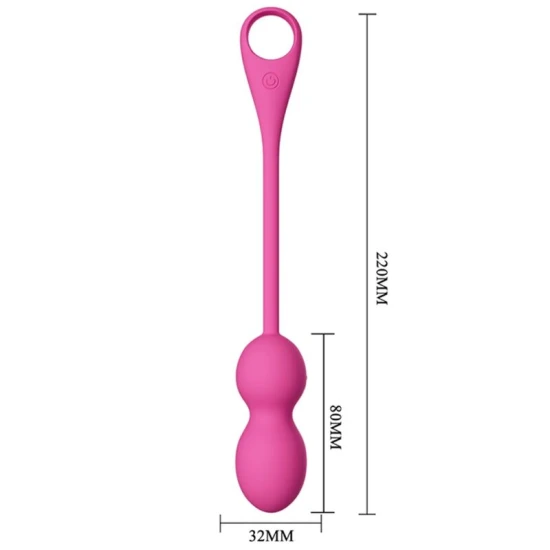 Bile Kegel Vibratoare Reîncărcabile din Silicon, Roz