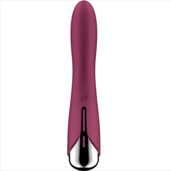 Vibrator G-Spot Rotativ din Silicon Roșu