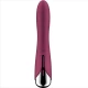 Vibrator G-Spot Rotativ din Silicon Roșu