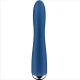 Vibrator G-Spot rotativ din silicon, albastru