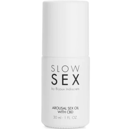 Ulei de masaj sexual cu CBD Slow Sex, 30 ml