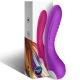 Vibrator din silicon medical, mov, 100% waterproof