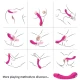 DILDO VIBRATOR G-Spot din silicon, mov, universal