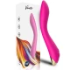 Vibrator multipozițional flamingo, fuchsia, medical silicone & ABS