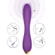 Vibrator multipoziție Flamingo din silicon medical, mov, 222*40*35 mm