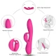 Vibrator Rabbit din silicon medical, fucsia, Universal