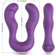 Vibrator Seraph cu control dublu, mov, din silicon medical și ABS