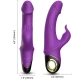Vibrator tip rabbit, mov, din silicon medical și ABS
