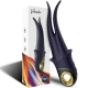 Vibrator cu dublu cap, din silicon medical și ABS, albastru, „Shadow Vibrator”