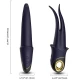 Vibrator cu dublu cap, din silicon medical și ABS, albastru, „Shadow Vibrator”