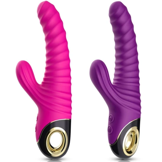 Vibrator din silicon, fucsia, Eternity, 100% waterproof
