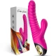 Vibrator din silicon, fucsia, Eternity, 100% waterproof