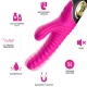 Vibrator din silicon, fucsia, Eternity, 100% waterproof