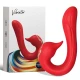 Delfin vibrator multipoziție cu efect de căldură, 100% waterproof, din silicon medical și ABS