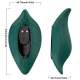 Stimulant & vibrator cu bilă detașabilă cu telecomandă, verde, ARMONY, control remote