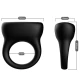 Inel vibrator cu vibrații din silicon medical și ABS, negru, USB reîncărcabil