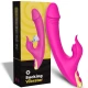 Cupa de aspirație clitoridiană Love Clitoris & G-Spot, fucsia, din silicon medical