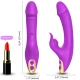 Suction clitoridian & G-spot din silicon, violet, Universal