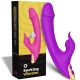 Suction clitoridian & G-spot din silicon, violet, Universal