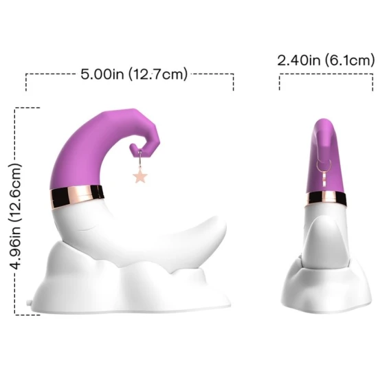 Cupă de aspirație pentru clitoris & punctul G, Sweetmoon, roz