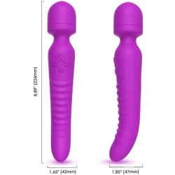 Mission Massager & Vibrator cu efect de încălzire, mov