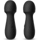 Dazzle Massager & Vibrator Small, negru, din silicon medical și ABS