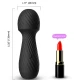 Dazzle Massager & Vibrator Small, negru, din silicon medical și ABS
