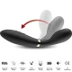 Vibrator & masaj cu 2 capete tip Y-Wand, negru, silicon medical, Universal