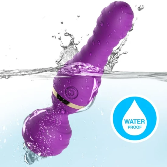 FREEDO masaj & vibrator mic, din silicon medical și ABS, mov