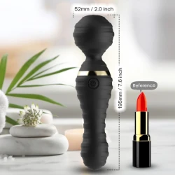 FREEDO Massager & vibrator Small, negru, silicon medical, ABS