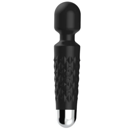 Postman massager & vibrator super flexibil cu 9 moduri, negru
