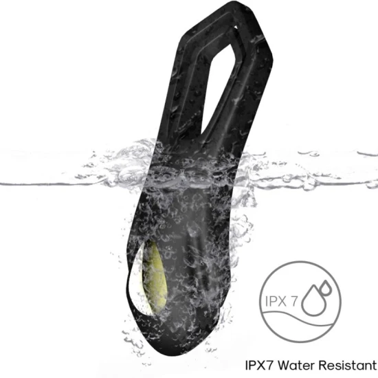 Inel vibrator Roadster cu telecomandă, negru, control dublu ring