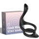 Inel dublu pentru penis Tail Double Anal Ring, negru