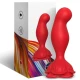 Vibrator & plug anal cu telecomandă, din silicon & ABS, roz, control remote