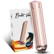 Vibrator tip bullet auriu din silicon medical, 2 cm x 8.8 cm