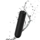 Vibrator tip bullet cu vibrații, negru, 2 cm x 8.8 cm