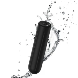 Vibrator bullet cu telecomandă, negru, 2 cm x 8.8 cm