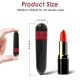 Vibrator tip bullet cu telecomandă, din silicon medical, negru, control la distanță