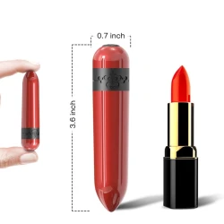 Vibrator tip bullet cu telecomandă, fuchsia, silicon medical, control remote