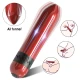 Vibrator tip bullet cu telecomandă, fuchsia, silicon medical, control remote
