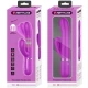Vibrator Rabbit Multifuncțional G-Spot din ABS și silicon, fuchsia