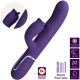 Vibrator Rabbit cu Licking din ABS silicon, Mov