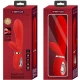 Vibrator G-Spot multifuncțional din silicon, roșu