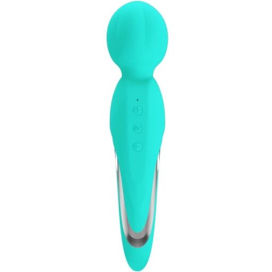 Masturbator Wand din silicon ABS, verde aqua